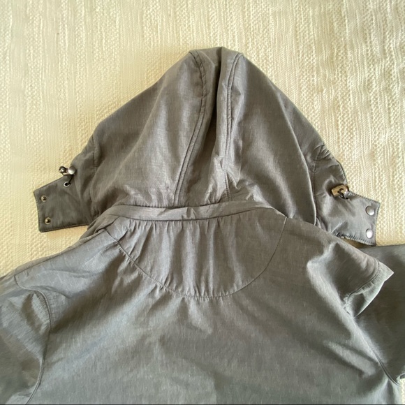 NFL 49ers Gray Hooded Water Resistant Zip Up Jacket - Picture 10 of 12